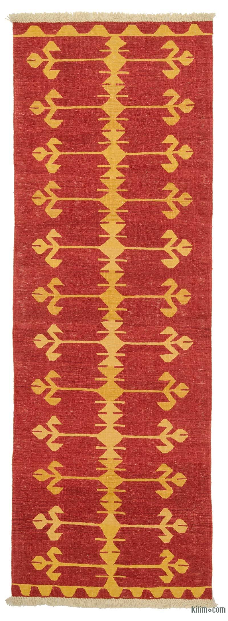 Kırmızı Yeni Kök Boya Kilim Yolluk - K0008730