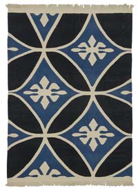 New Handwoven Turkish Kilim Rug - 5' 1" x 6' 11" (61" x 83")