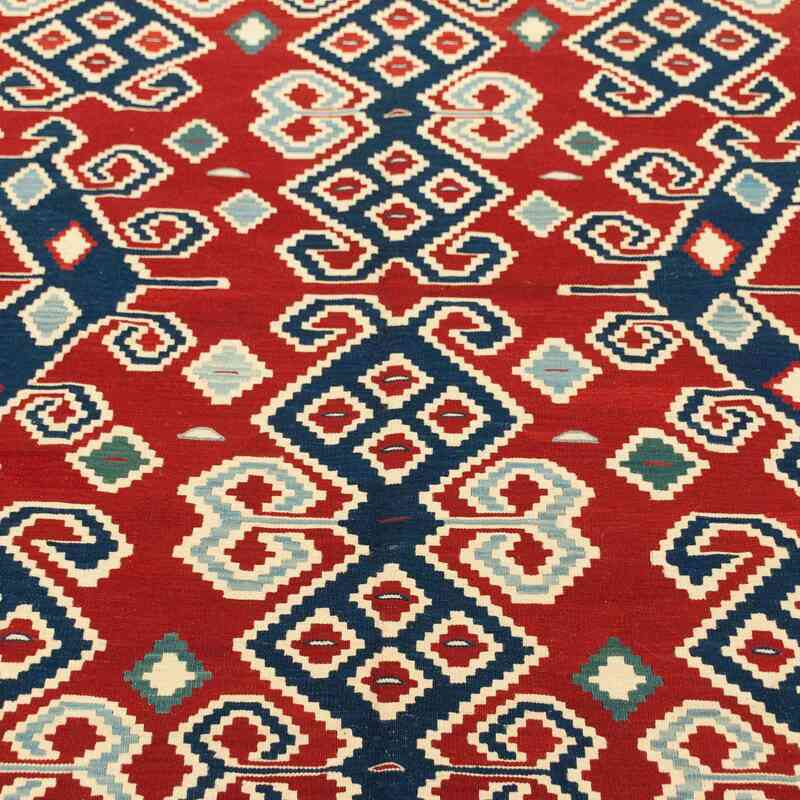 Kırmızı Yeni El Dokuma Kilim - K0008836