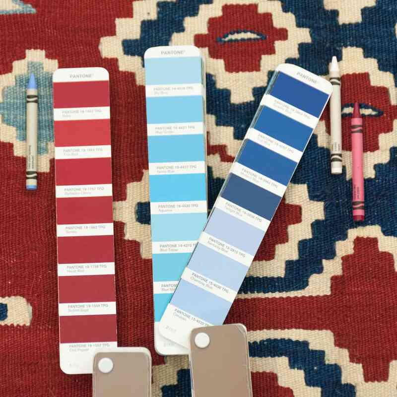 Kırmızı Yeni El Dokuma Kilim - K0008836