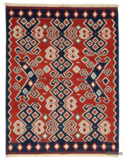 Kırmızı Yeni El Dokuma Kilim