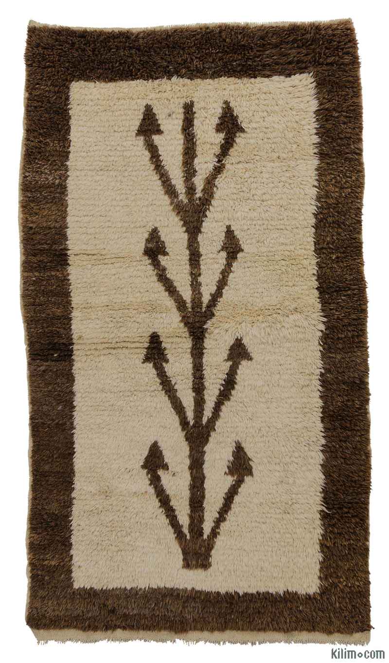 Bej, Kahverengi Yeni Anadolu Tülü - K0008979