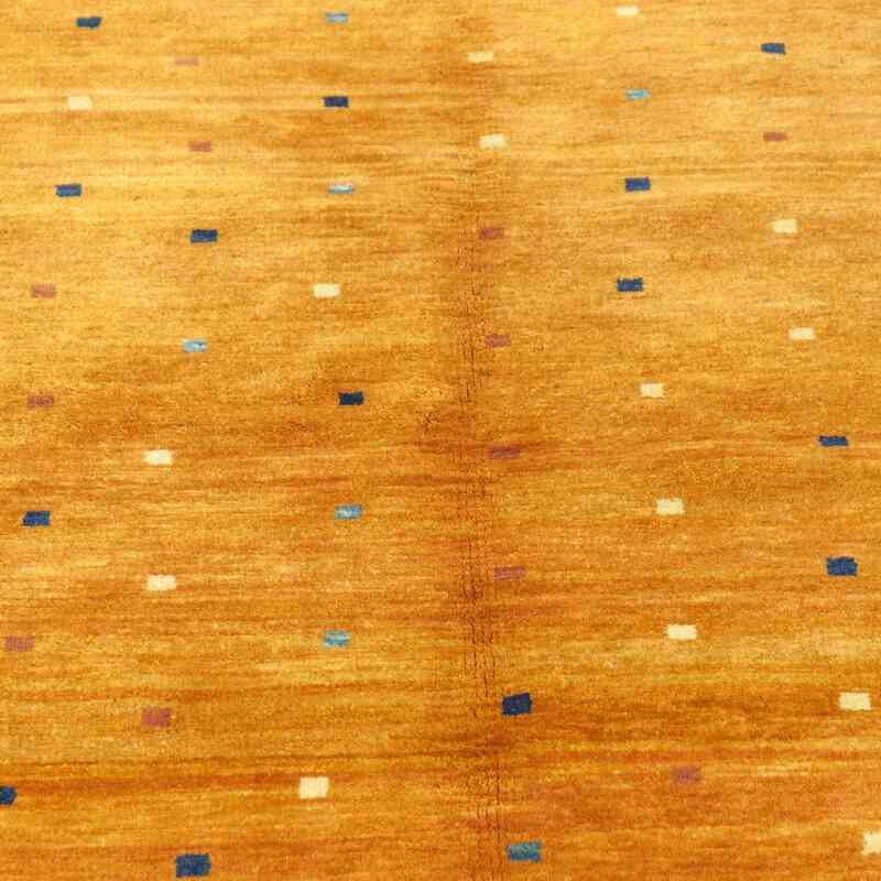 Yellow New Turkish Pile Rug - K0009018