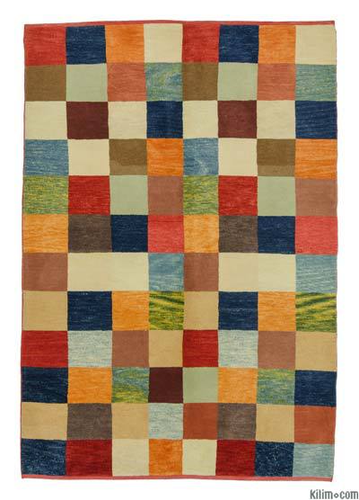 Çok Renkli Yeni Kök Boya Halı - 125 cm x 179 cm