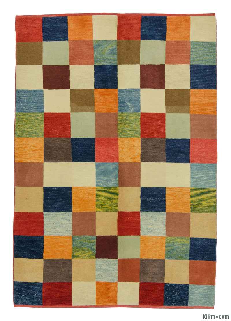 Multicolor New Turkish Pile Rug - 4' 1" x 5' 10" (49" x 70") - K0009020