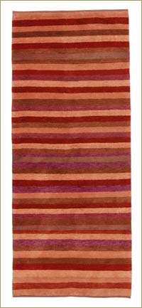 Red New Turkish Pile Runner Rug - 2' 9" x 6' 11" (33" x 83")