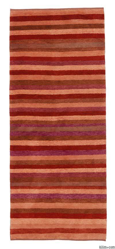 Kırmızı Yeni Kök Boya Yolluk Halı - 83 cm x 211 cm