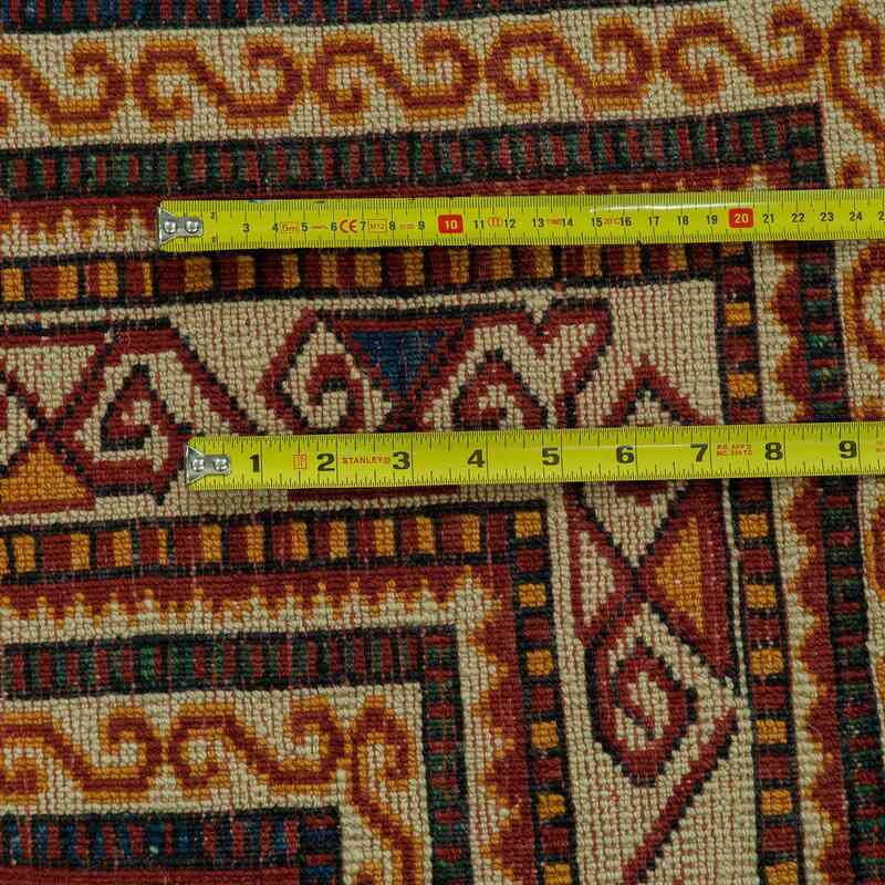 Multicolor Nueva Alfombra Turca De Pila - 141 cm x 162 cm - K0009023