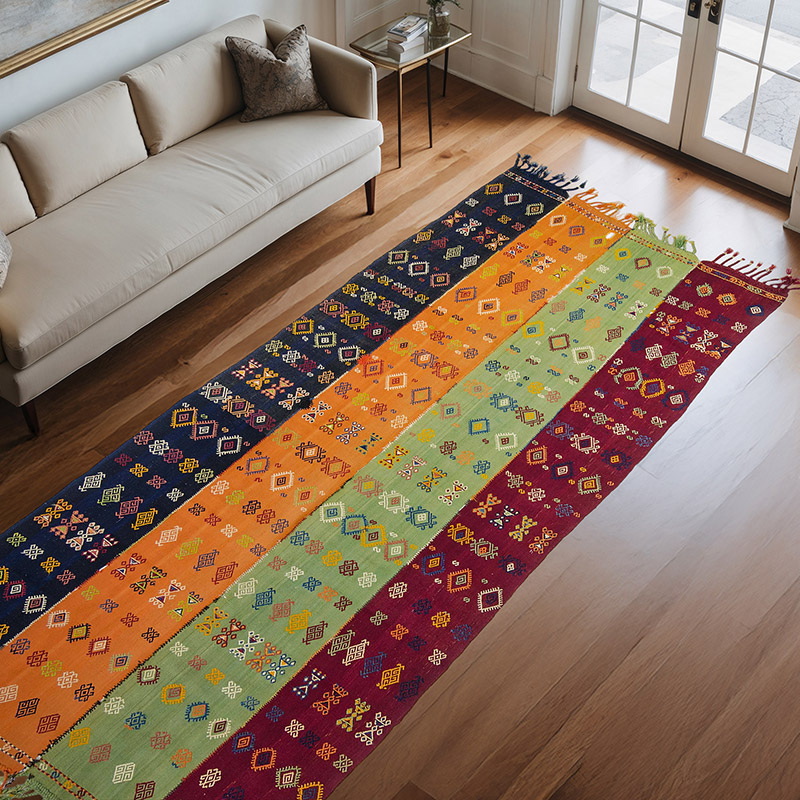 Antique Sivas Flatweave - 5' 2" x 11' 1" (62" x 133") - K0010423