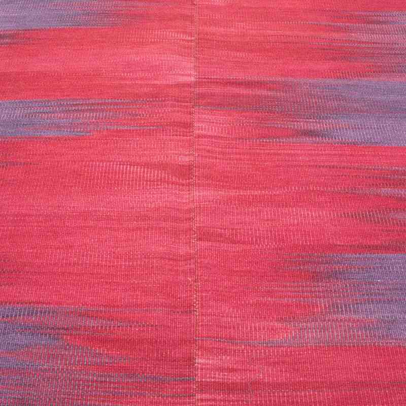 Mor, Kırmızı Yeni Anadolu Kilimi - 206 cm x 281 cm - K0010505