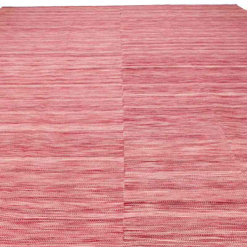 Pink Neo Caspian Kilim Rug - 9' 9" x 13' 7" (117" x 163") - K0010526