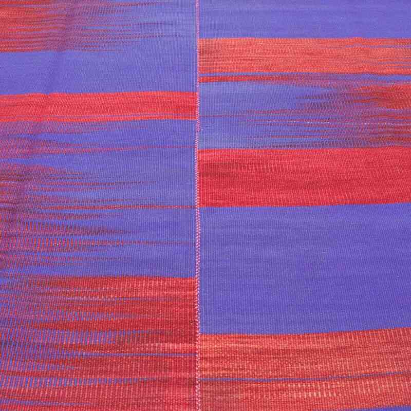 Lacivert, Kırmızı Yeni Anadolu Kilimi - 297 cm x 368 cm - K0010530