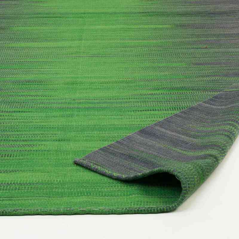 Yeşil, Gri Yeni Anadolu Kilimi - 300 cm x 399 cm - K0010533