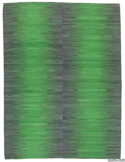 Yeşil, Gri Yeni Anadolu Kilimi - 300 cm x 399 cm