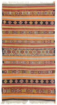 Çok Renkli Sivas Kilimi - 183 cm x 332 cm