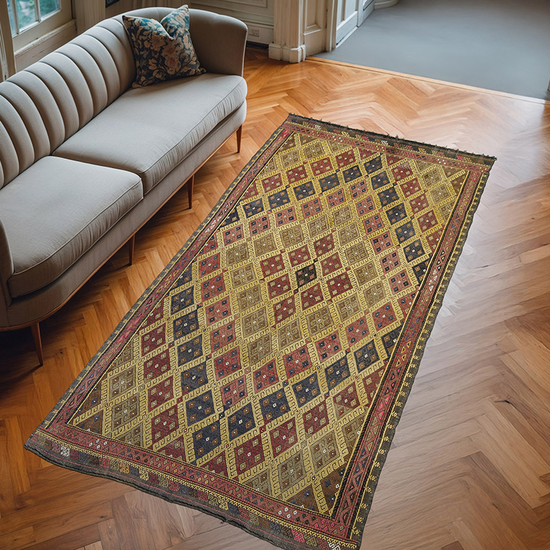 Alfombra Jijim Turca Vintage - 162 cm x 313 cm - K0010558