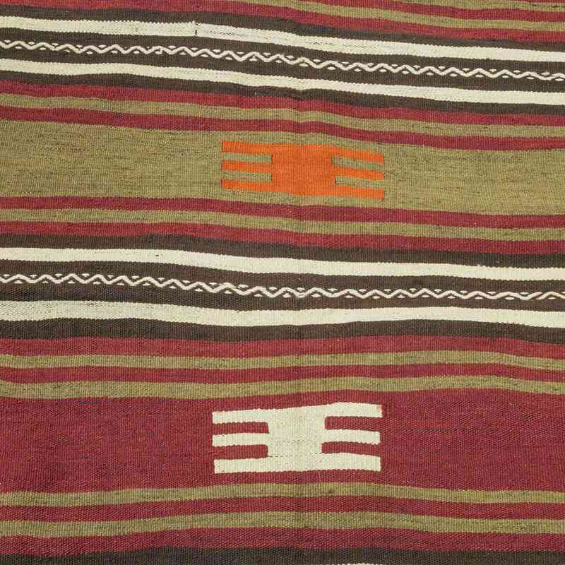 Multicolor Alfombra Vintage Mut Kilim - 147 cm x 232 cm - K0010564