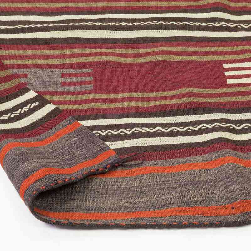 Multicolor Alfombra Vintage Mut Kilim - 147 cm x 232 cm - K0010564