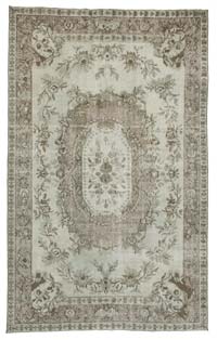 Hand Carved Over-Dyed Rug - 5' 9" x 9' 4" (69" x 112")