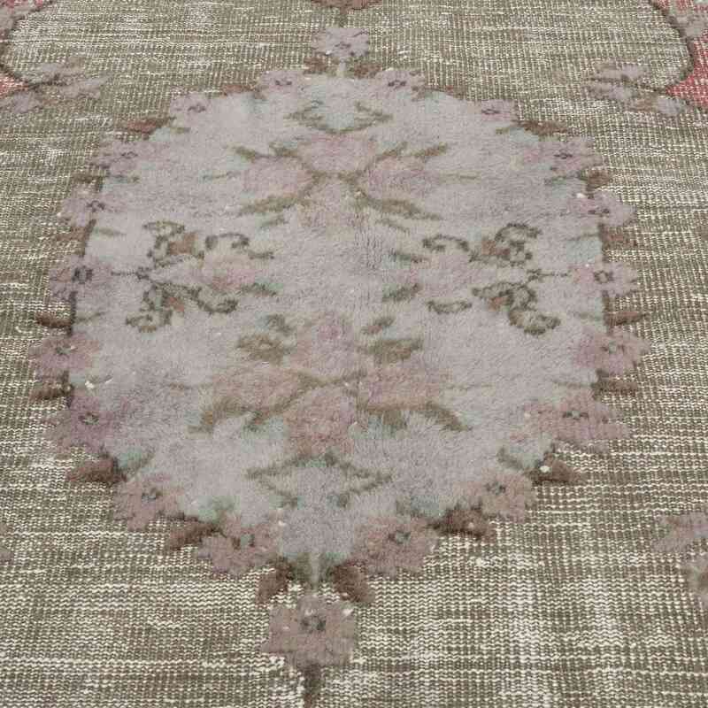 Hand Carved Vintage Rug - 6' 9" x 10'  (81" x 120") - K0010630