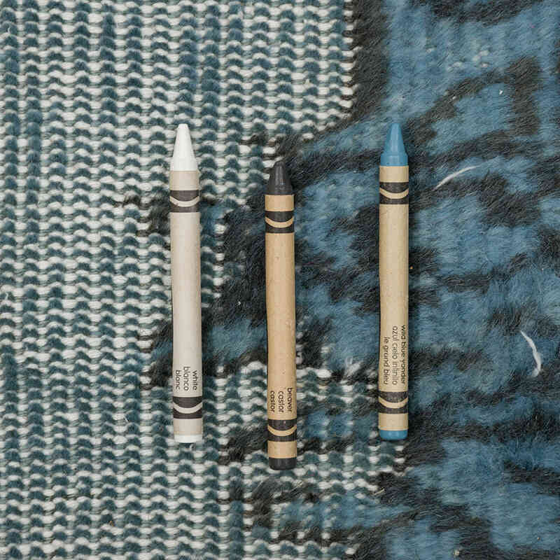 Alfombra Tallada A Mano Sobre Teñida - 172 cm x 254 cm - K0010634