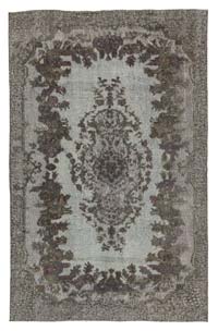 Hand Carved Over-Dyed Rug - 5' 8" x 8' 11" (68" x 107")
