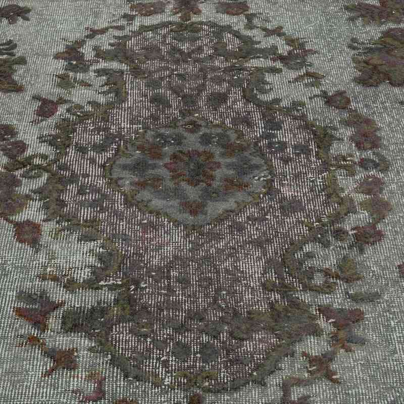 Hand Carved Over-Dyed Rug - 5' 8" x 8' 11" (68" x 107") - K0010651