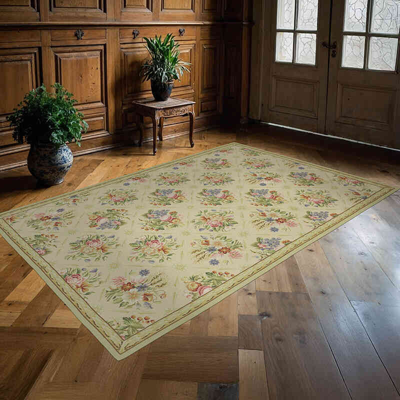 Kanaviçe (Needlepoint) Kilim - 172 cm x 264 cm - K0010679