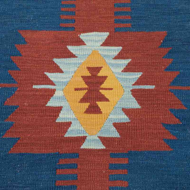 Multicolor New Turkish Kilim Runner - K0010799