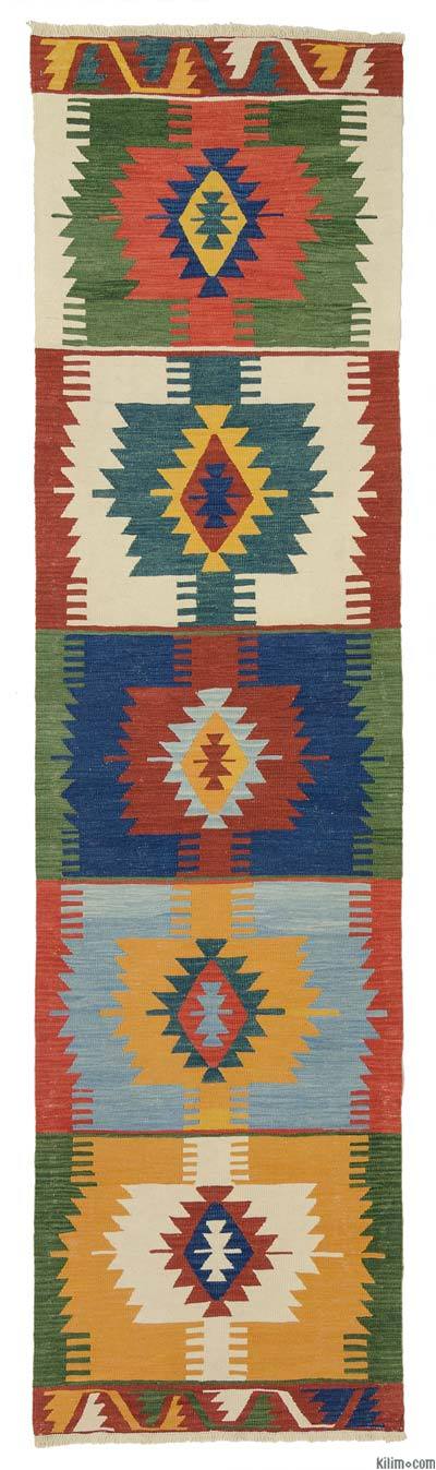 Multicolor New Turkish Kilim Runner