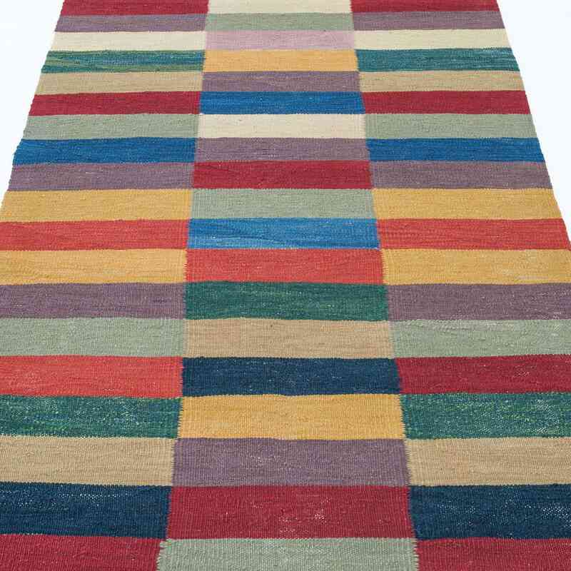 Çok Renkli Yeni Kök Boya Kilim Yolluk - K0010803