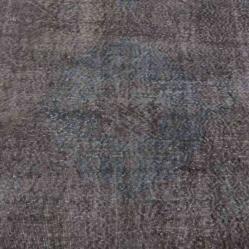 Grey Over-dyed Turkish Vintage Rug - 6' 4" x 10' 3" (76 in. x 123 in.) - K0011631