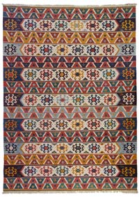 Multicolor New Handwoven Turkish Kilim Rug