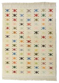 Beige, Multicolor New Turkish Pile Rug - 4' 1" x 5' 1" (49" x 61")