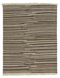 Marrón Nueva Alfombra Turca Kilim - 143 cm x 180 cm