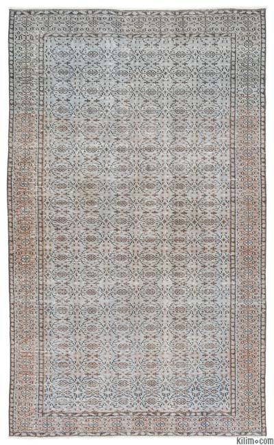 Vintage Boyalı Halı - 158 cm x 267 cm