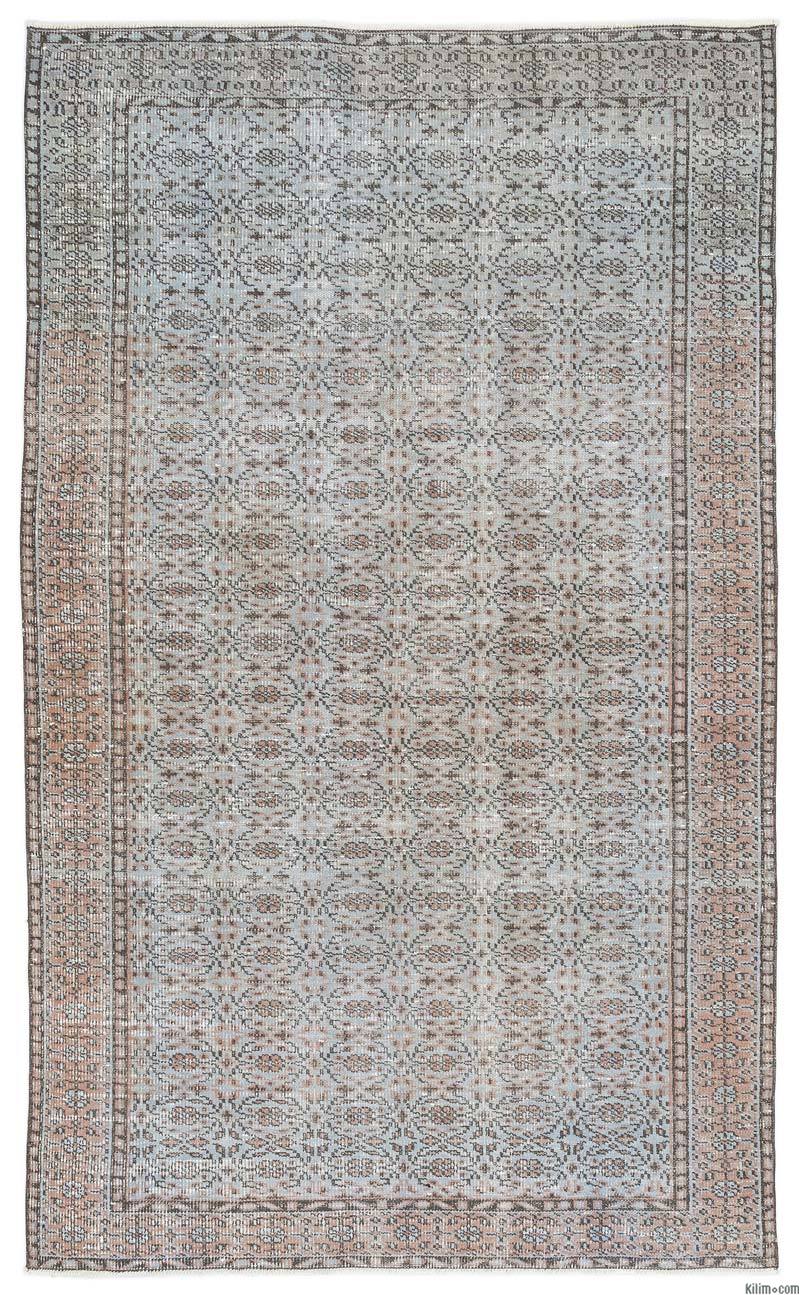 Vintage Turkish Hand-Knotted Rug - 5' 2" x 8' 9" (62 in. x 105 in.) - K0013739