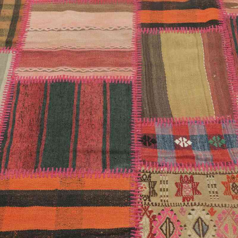 K0015185 Patchwork Kilim Rug 5' 3" x 7' 7" (63" x 91")