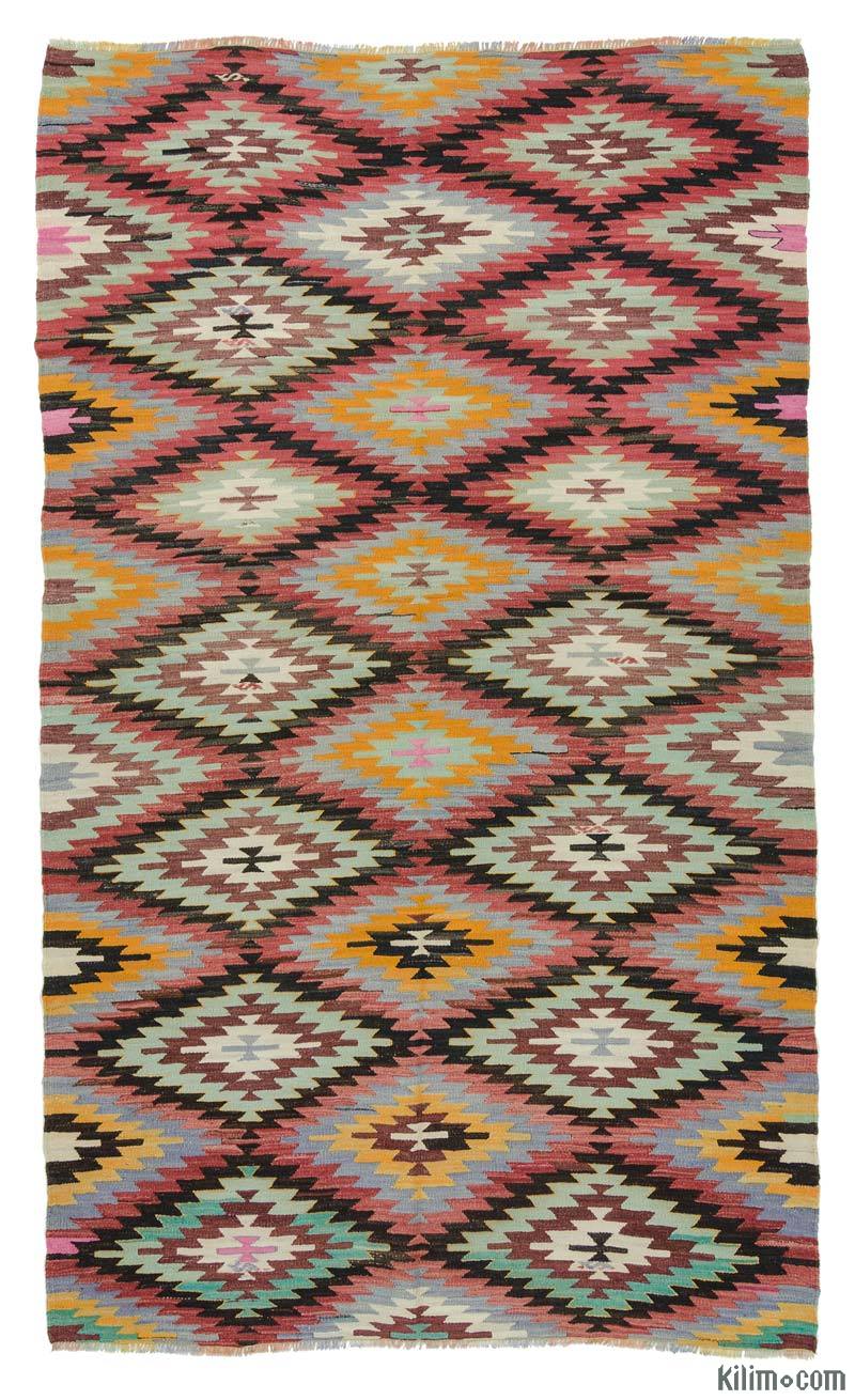 Çok Renkli Afyon Kilimi - 162 cm x 273 cm - K0016006