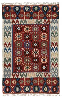 Kırmızı Yeni El Dokuma Kilim