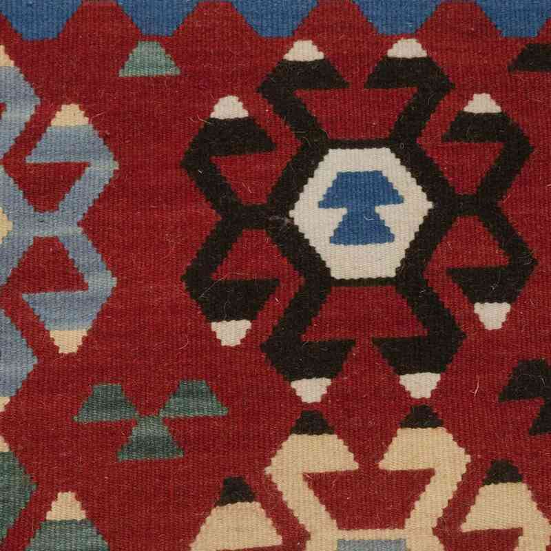 Rojo Nueva Alfombra Turca Kilim - K0016129