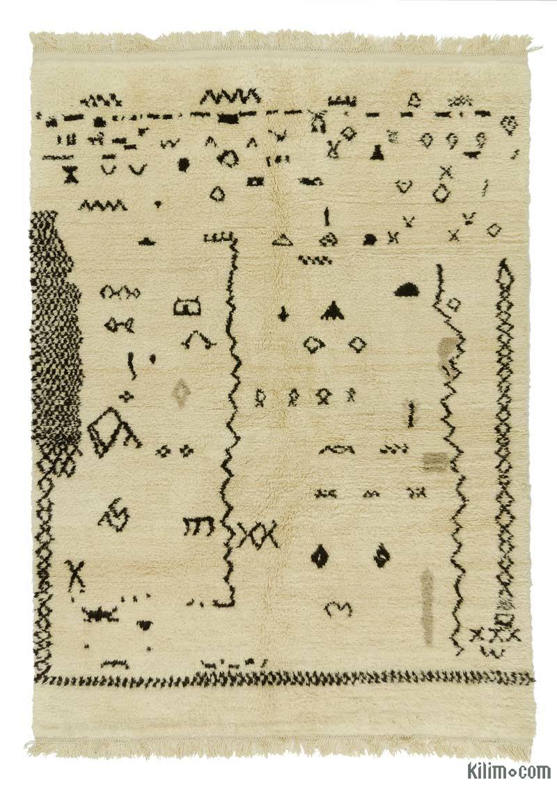 Alfombra "Tulu" de estilo marroquí anudada a mano - 197 cm x 272 cm - K0016310