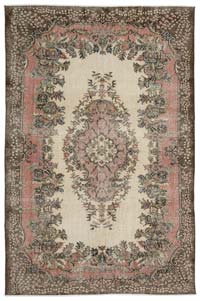 El Dokuma Vintage Halı - 203 cm x 307 cm