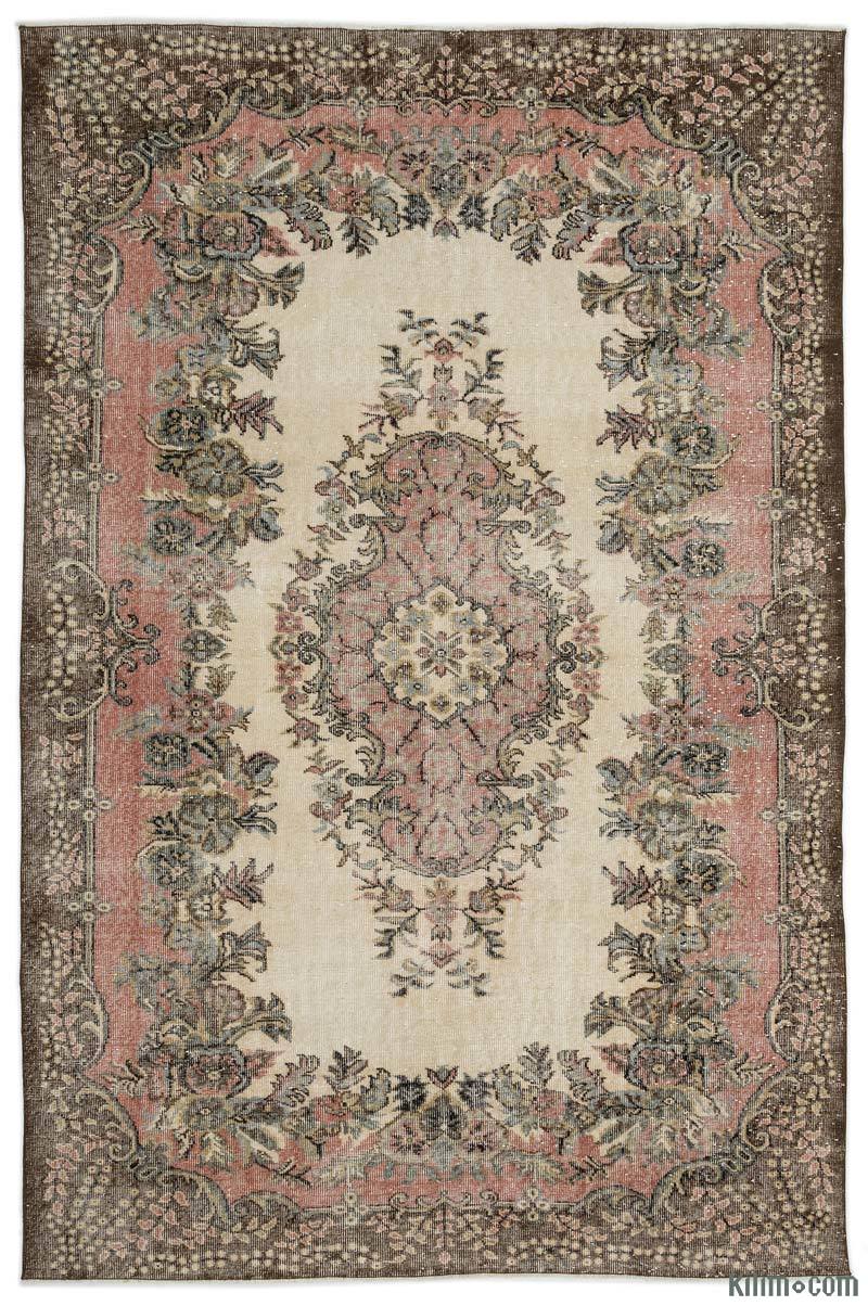 Vintage Turkish Hand-Knotted Rug - 6' 8" x 10' 1" (80" x 121") - K0016657