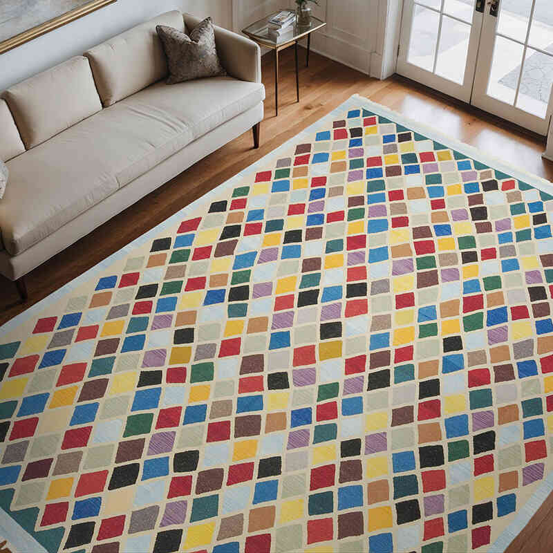 Çok Renkli Yeni Kök Boya El Dokuma Kilim - 273 cm x 358 cm - K0018661