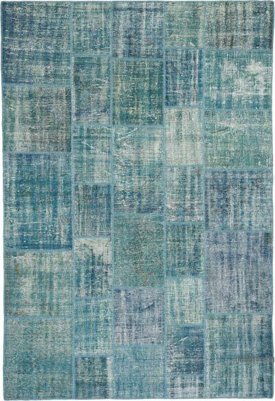 Boyalı Patchwork Halı - 205 cm x 301 cm
