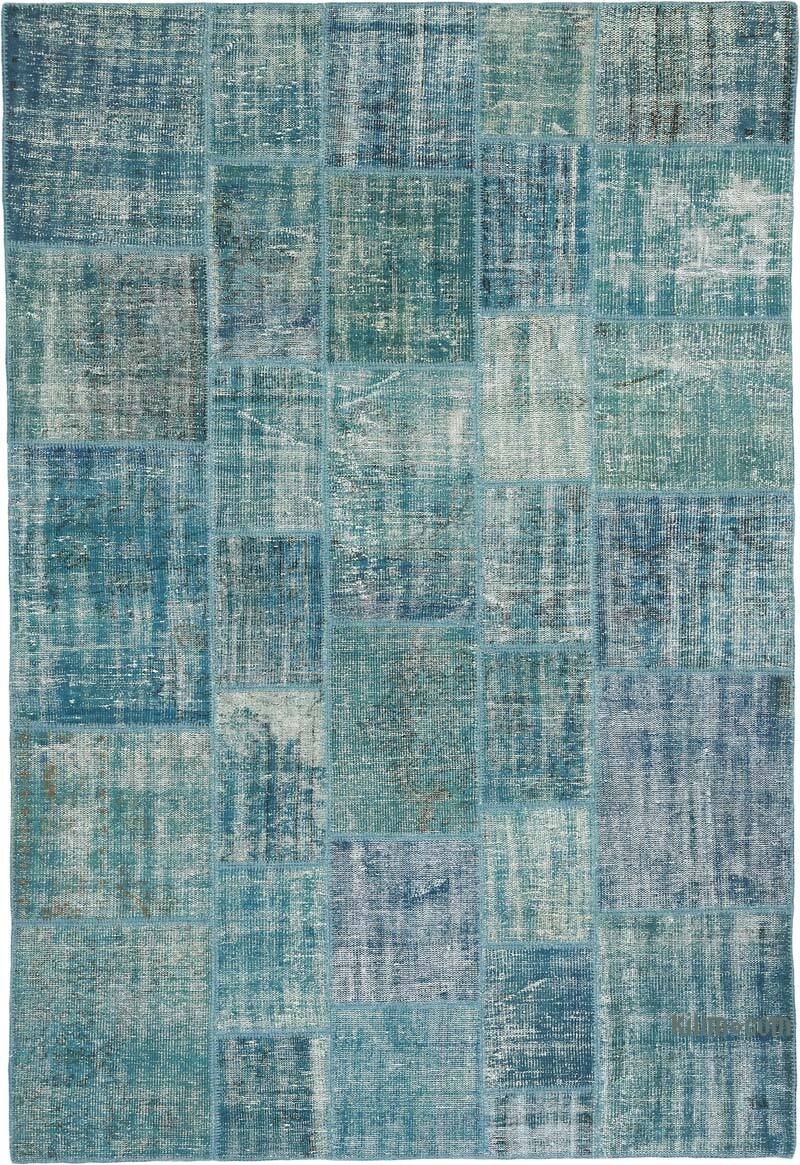 Boyalı Patchwork Halı - 205 cm x 301 cm - K0018694