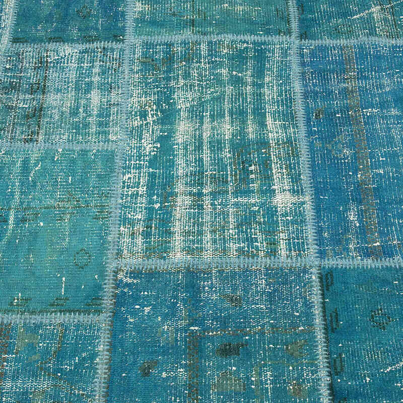 Alfombra De Retazos Turca Sobre-teñida - 206 cm x 300 cm - K0018695