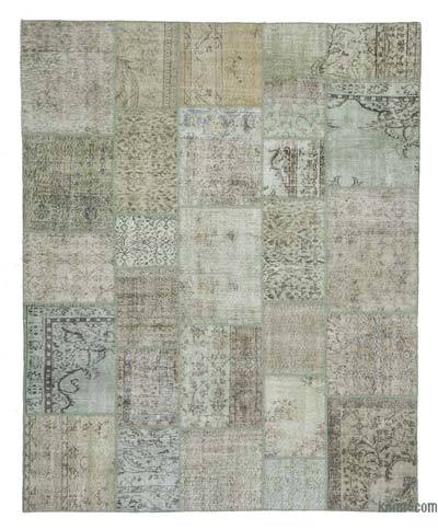 Boyalı Patchwork Halı - 252 cm x 310 cm