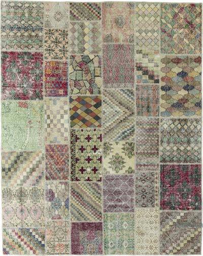Çok Renkli Patchwork Halı - 240 cm x 304 cm